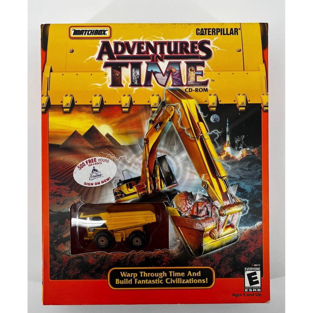 Matchbox Caterpillar:‎ Adventures in Time (PC, Big Box 2000)-New Sealed-